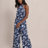 Karrigan Grand Palms Printed Performance Jumpsuit