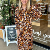 Animal Print Dress