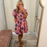 Floral Puff Sleeve Dress