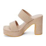 Gem Platform Heel | Sand