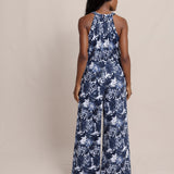 Karrigan Grand Palms Printed Performance Jumpsuit