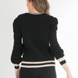 Julia Sweater | Black Cheetah