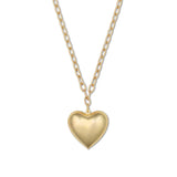 Large Puffy Heart Necklace