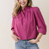 Reba Blouse | Magenta