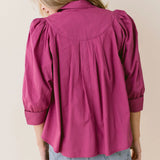 Reba Blouse | Magenta