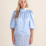 Carmen Top | Cornflower Blue